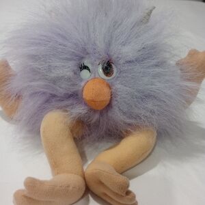 1980s "Sir Laugh-A-Lot" Plush Monster Purple Not Working/Parts